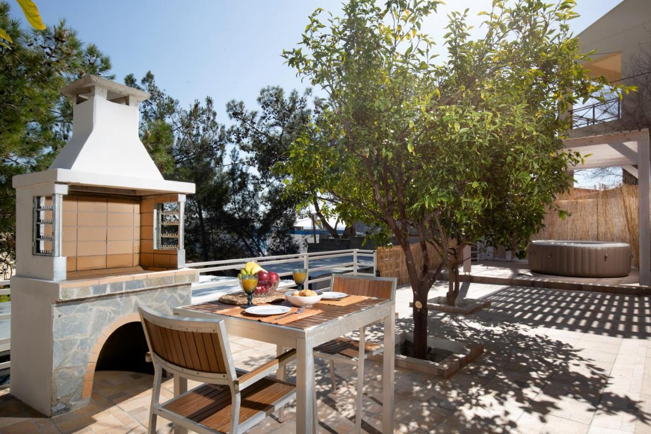 Theros Luxury Apartment Archangelos  Luaran gambar